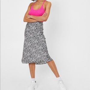 MIDI cheetah print skirt